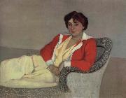 Felix Vallotton The Red Cardigan oil painting reproduction